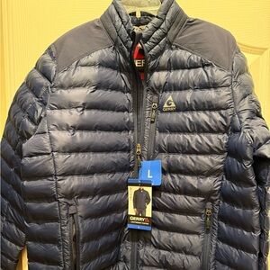 NWT Men’s Puffer, Lightweight Jacket Gerry Blue